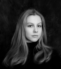 puur portret , zwart wit , portretfotografie , margo de wijk ,profielfoto