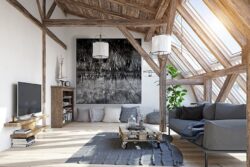 kunstwerk van Margo de Wijk in modern interior design.