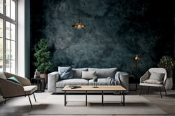 Interieur , behang ontwerp , op maat gemaakt